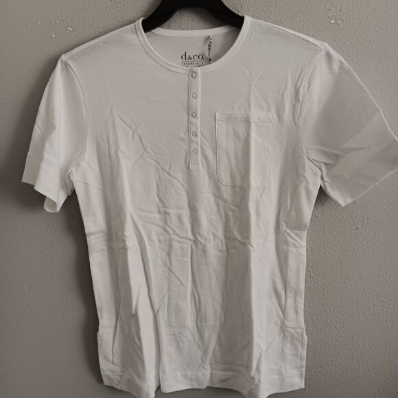 Denim & Co. Adaptive Essentials Jersey Short Sleeve Tunic , White Sz  a636355 - Picture 2 of 4